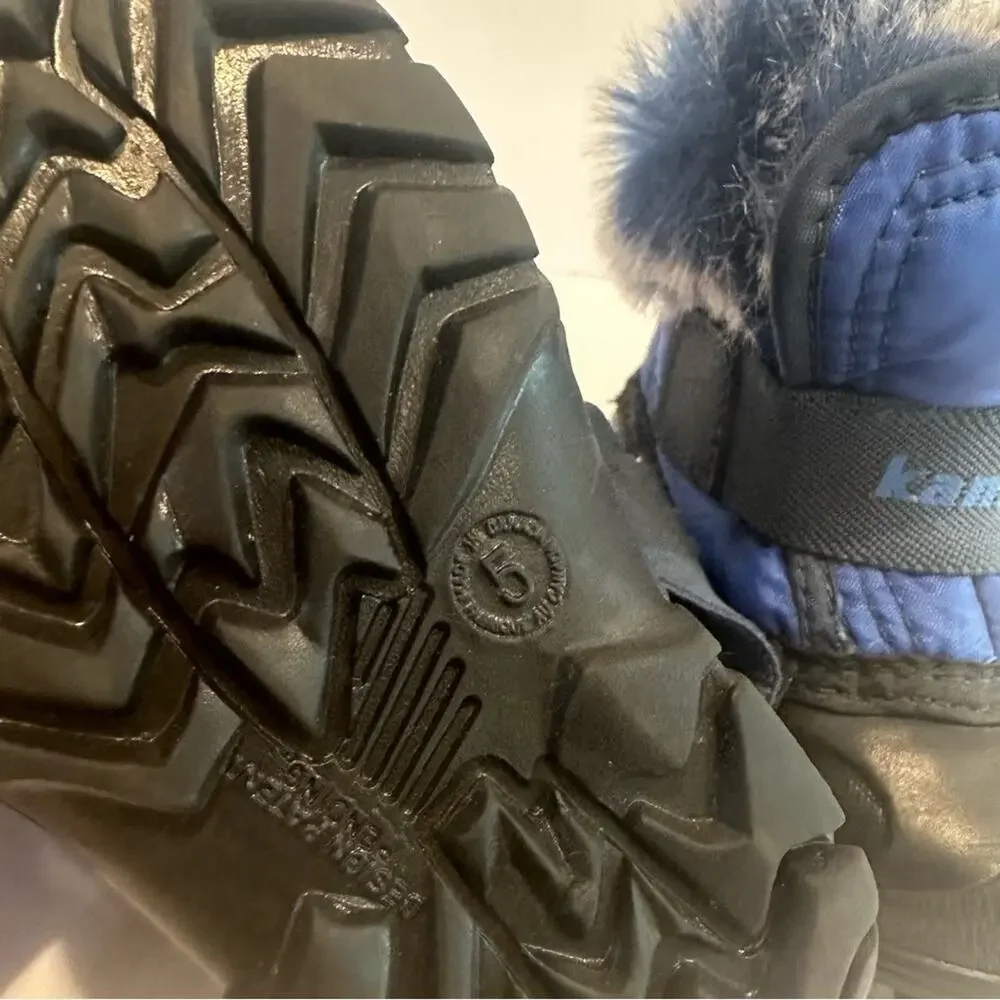 Kamik Blue Snow Boots sz 5 toddler Waterproof Insulated Winter Boots